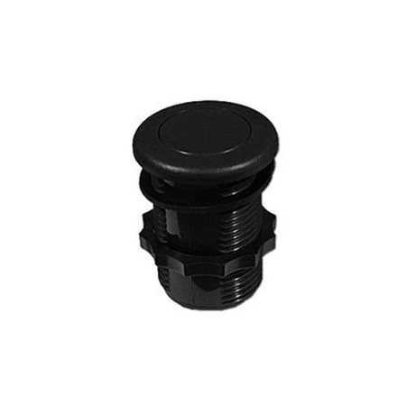 PERFECTPITCH No.15 Style Therm Flush Air Button; Black PE1188488
